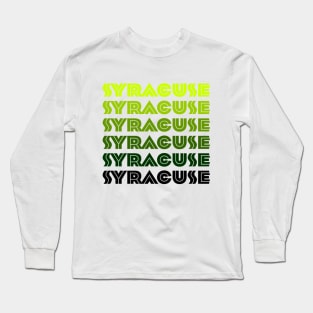 Green Syracuse Long Sleeve T-Shirt